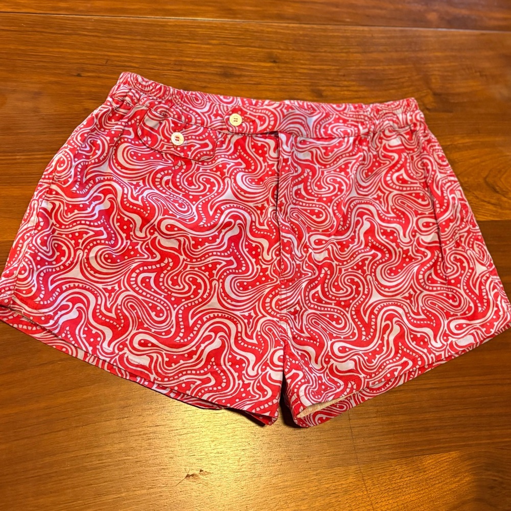 Holliday & Brown | London Re-Edition swim shorts wavy pattern L
